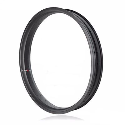 CATAZER Custom 26er Carbon Fabire Rim 65mm 80mm 90mm 100mm Width for Fat Bike Wheel Fat Electric Bicycle Wheel