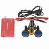 5W LED Headlamp with Filter + 3.5X 420 Binocular Loupes Magnifying Glasses Aluminum Box (Red) view 3