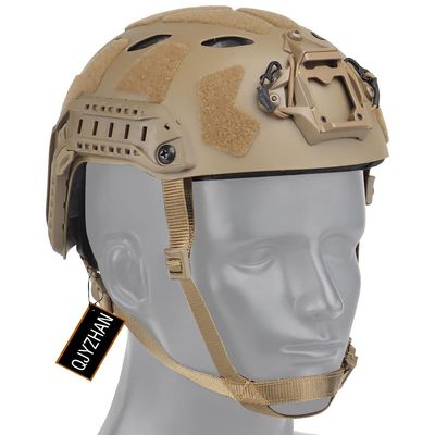 2022 New Tactical Rapid Helmet, Rapid MICH Ballistic Helmet with Side Rails and NVG Mount, Rapid Protection Helmet for Airsoft Paintball Hunting Shooting Outdoor Sports