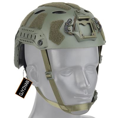 2022 New Tactical Rapid Helmet, Rapid MICH Ballistic Helmet with Side Rails and NVG Mount, Rapid Protection Helmet for Airsoft Paintball Hunting Shooting Outdoor Sports