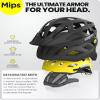 OutdoorMaster MIPS Adult Recreational Cycling Helmet - Carbon Black,L view 2