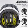 OutdoorMaster MIPS Adult Recreational Cycling Helmet - Midnight Blue,L view 3