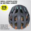 OutdoorMaster MIPS Adult Recreational Cycling Helmet - Midnight Blue,L view 4