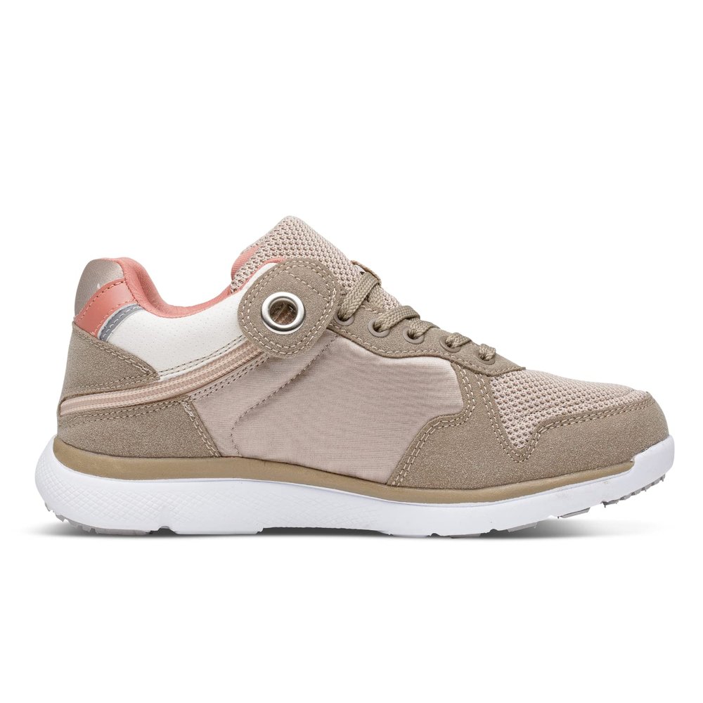 Excursion Cafe Au Lait Women's Shoe (Size 6) - Best AFO and SMO Compatible Footwear for Adults - Stylish Comfort and Support