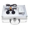 5W LED Headlamp with Filter + 3.5X 420 Binocular Loupes Magnifying Glasses Aluminum Box (Silver) view 1