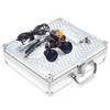 5W LED Headlamp with Filter + 3.5X 420 Binocular Loupes Magnifying Glasses Aluminum Box (Silver) view 2