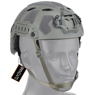 2022 New Tactical Rapid Helmet, Rapid MICH Ballistic Helmet with Side Rails and NVG Mount, Rapid Protection Helmet for Airsoft Paintball Hunting Shooting Outdoor Sports