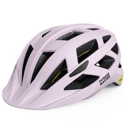 OutdoorMaster MIPS Adult Recreational Cycling Helmet - Misty Sakura,M