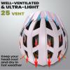 OutdoorMaster MIPS Adult Recreational Cycling Helmet - Misty Sakura,M view 4