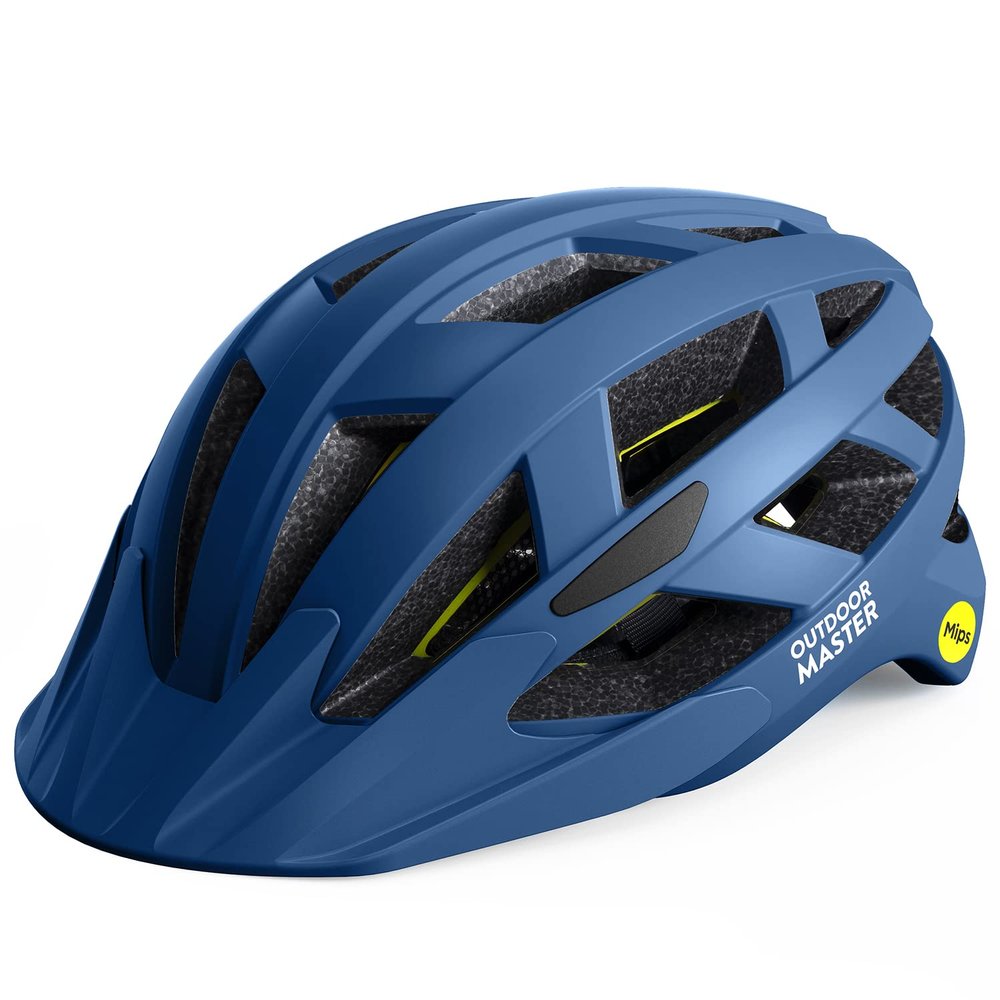 OutdoorMaster MIPS Adult Recreational Cycling Helmet - Ocean Blue,L