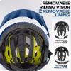 OutdoorMaster MIPS Adult Recreational Cycling Helmet - Ocean Blue,L view 3