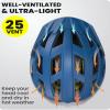 OutdoorMaster MIPS Adult Recreational Cycling Helmet - Ocean Blue,L view 4