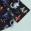 Muasaaluxi Newborn Baby Boys Shorts Set Sleeveless Letter Printed Tank Top T-Shirt Dinosaur Shorts Summer Outfits (Navy Blue, 0-6 Months) view 4