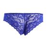 Daenrui Men's Floral Lace Sissy Pouch Panties See Through Bikini Briefs Lingerie Thongs Underwear Blue Large view 2