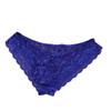 Daenrui Men's Floral Lace Sissy Pouch Panties See Through Bikini Briefs Lingerie Thongs Underwear Blue Large view 3