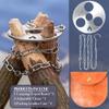 Outdoor Campfire Grill Tripod Board-Adjustable Chain Hook for Hang Cooking view 3