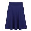 iiniim Big Girls Knee Length High Waist A-Line Pleated Flared Skater Skirt Summer School Uniforms Skirt Casual Daily Dress Navy_Blue 6 view 1