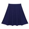 iiniim Big Girls Knee Length High Waist A-Line Pleated Flared Skater Skirt Summer School Uniforms Skirt Casual Daily Dress Navy_Blue 6 view 3