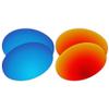 EZReplace Lenses Replacement for Oakley Eye Jacket Redux OO9438 Sunglasses (Polarized Lenses) - Fits Oakley Eye Jacket Redux Frame (Ice Blue+Fire Red) view 1