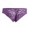 Daenrui Men's Floral Lace Sissy Pouch Panties See Through Bikini Briefs Lingerie Thongs Underwear Purple X-Large view 2