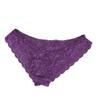 Daenrui Men's Floral Lace Sissy Pouch Panties See Through Bikini Briefs Lingerie Thongs Underwear Purple X-Large view 3