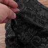 Daenrui Men's Floral Lace Sissy Pouch Panties See Through Bikini Briefs Lingerie Thongs Underwear Black Medium view 4