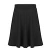 iiniim Big Girls Knee Length High Waist A-Line Pleated Flared Skater Skirt Summer School Uniforms Skirt Casual Daily Dress Black 12 view 1