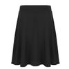 iiniim Big Girls Knee Length High Waist A-Line Pleated Flared Skater Skirt Summer School Uniforms Skirt Casual Daily Dress Black 8 view 2