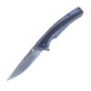 MASALONG Kni242 Folding Knife G10 Carbon Fiber Handle Outdoor Knife Fit Camping Wilderness Survival 59HRC hardness, rust resistant blade view 2