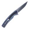 MASALONG Kni242 Folding Knife G10 Carbon Fiber Handle Outdoor Knife Fit Camping Wilderness Survival 59HRC hardness, rust resistant blade view 3