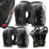 SKATEWIZ Knee and Elbow Pads for Kids 5-8 - Impact Size XS Black - Knee Pads for Kids - Wrist Guards for Skating Scooter Roller Skates Skateboard - Ice Skates Ages 6-12 view 1