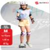 SKATEWIZ Knee and Elbow Pads Adult - Impact Size M White - Skating Protective Gear Adult - Wrist Guards for Skating Scooter Roller Skates Skateboard - Ice Skates Men view 2