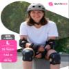 SKATEWIZ Knee and Elbow Pads Adult - Impact Size L Pink Black - Skating Protective Gear Adult - Wrist Guards for Skating Scooter Roller Skates Skateboard - Ice Skates Men view 2