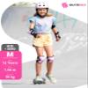 SKATEWIZ Knee and Elbow Pads Adult - Impact Size M Pink White - Skating Protective Gear Adult - Wrist Guards for Skating Scooter Roller Skates Skateboard - Ice Skates Men view 2