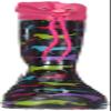 Beck Girls Rain Boots Boat, Multicolor, 11 Little Kid view 2