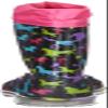 Beck Girls Rain Boots Boat, Multicolor, 11 Little Kid view 3