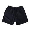 Sinzelimin Men's Quick-Dry Swim Trunks Holiday Casual 5'' Beach Shorts Drawstring Pocket Solid Candy Color Swimsuit Swimwear Black view 1