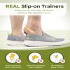 FitVille Plantar Fasciitis Shoes for Men Extra Wide Orthopedic Shoes for Foot Pain Relief - BriskWalk (9.5 X-Wide, Grey) view 4