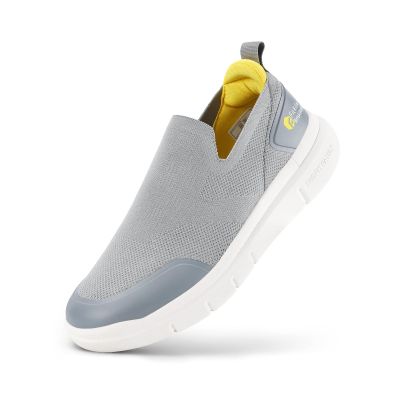 FitVille Plantar Fasciitis Shoes for Men Wide Orthopedic Shoes for Foot Pain Relief - BriskWalk (9 Wide, Grey)