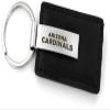 Aminco NFL Arizona Cardinals Leather Keychain with Laser Engraved Logo