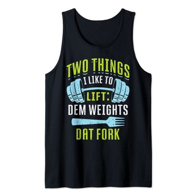 Two Things I Like To Lift Bodybuilding Weightlifting Tank Top