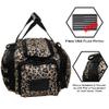 Exos Tactical Range Bag - Medium Size Range Bag for Shooting - Gun Case for Handguns, Ammo Storage, Tactical Backpack, Molle Webbing, Free Subdued USA Patch, Designed in the USA (Black Leapord) view 4
