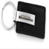 Aminco NFL Seattle Seahawks Leather Keychain with Laser Engraved Logo