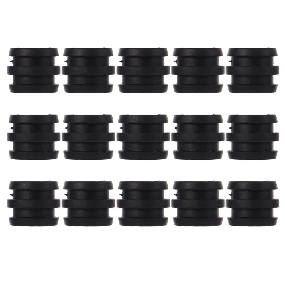LIOOBO Hard Rubber Bumpers for Foosball Tables: 15Pcs Foosball Machine Bushings Bearing Rods, Standard Foosball Bearing Rods Replacements
