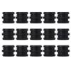 LIOOBO Hard Rubber Bumpers for Foosball Tables: 15Pcs Foosball Machine Bushings Bearing Rods, Standard Foosball Bearing Rods Replacements view 1
