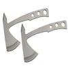 SZCO Supplies 9.5" Throwing Axes Set, 2-Piece Stainless Steel Hatchets with Nylon Sheath for Outdoor Sports, Axe Throwing, Target Practice, and Survival Tools view 2
