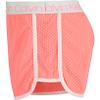 Calvin Klein Girls' Performance Running Shorts, Quick-Drying Mesh, Elastic Waistband & Pull-On Style, Jolt Pink, 8-10 view 2