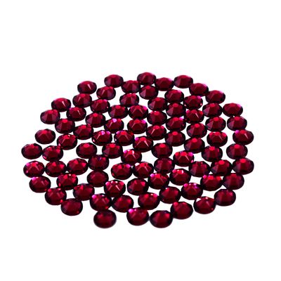 Preciosa Viva Rhinestones No Hotfix Flatback - Siam - SS16 (4mm) - Choose Your Quantity (72)