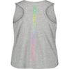 Calvin Klein Girls' Performance Tank Top, Sleeveless & Crew-Neck Neckline, Logo Detailing, Grey Gradient, 7 view 2