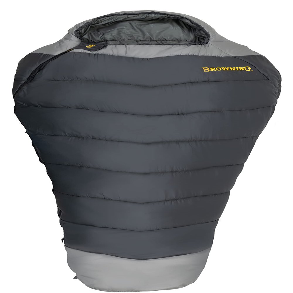 Browning Camping Denali -30 Mummy Sleeping Bag, Charcoal/Gray